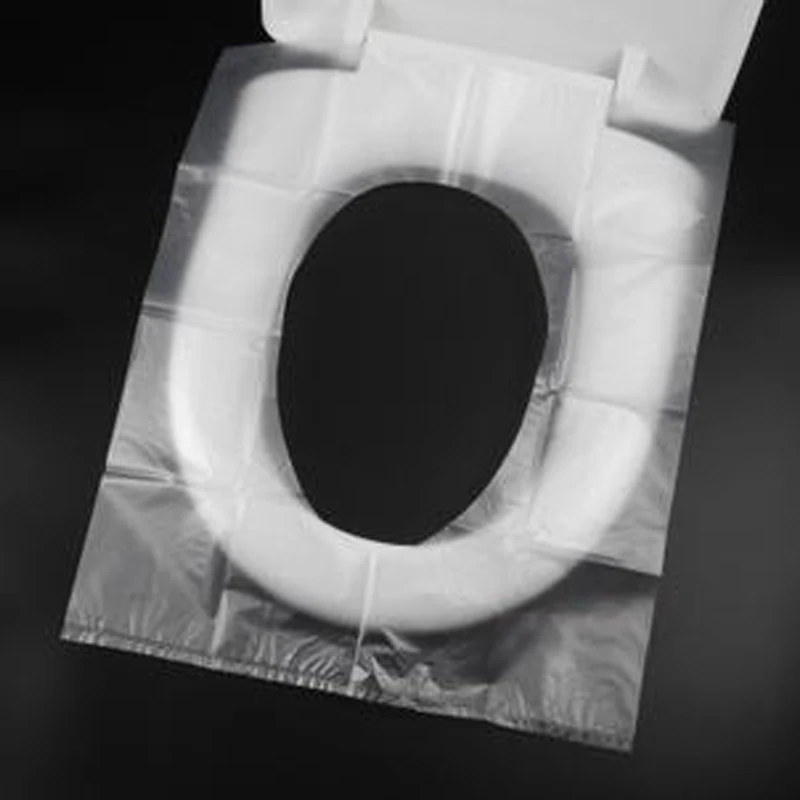 disposable plastic toilet seat covers
