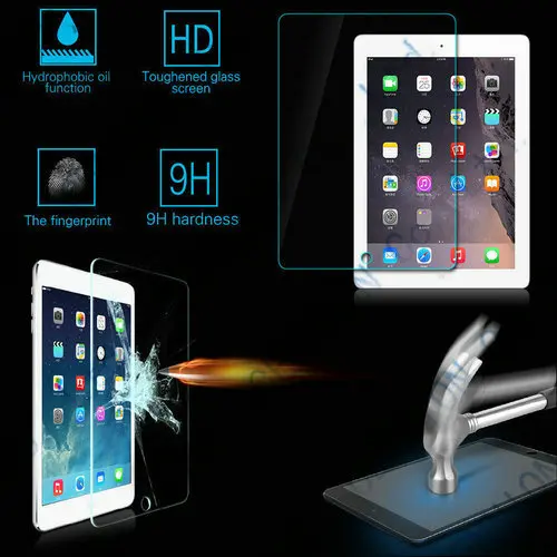 9H Premium Tempered Glass Screen Protector Film For Apple iPad(23)