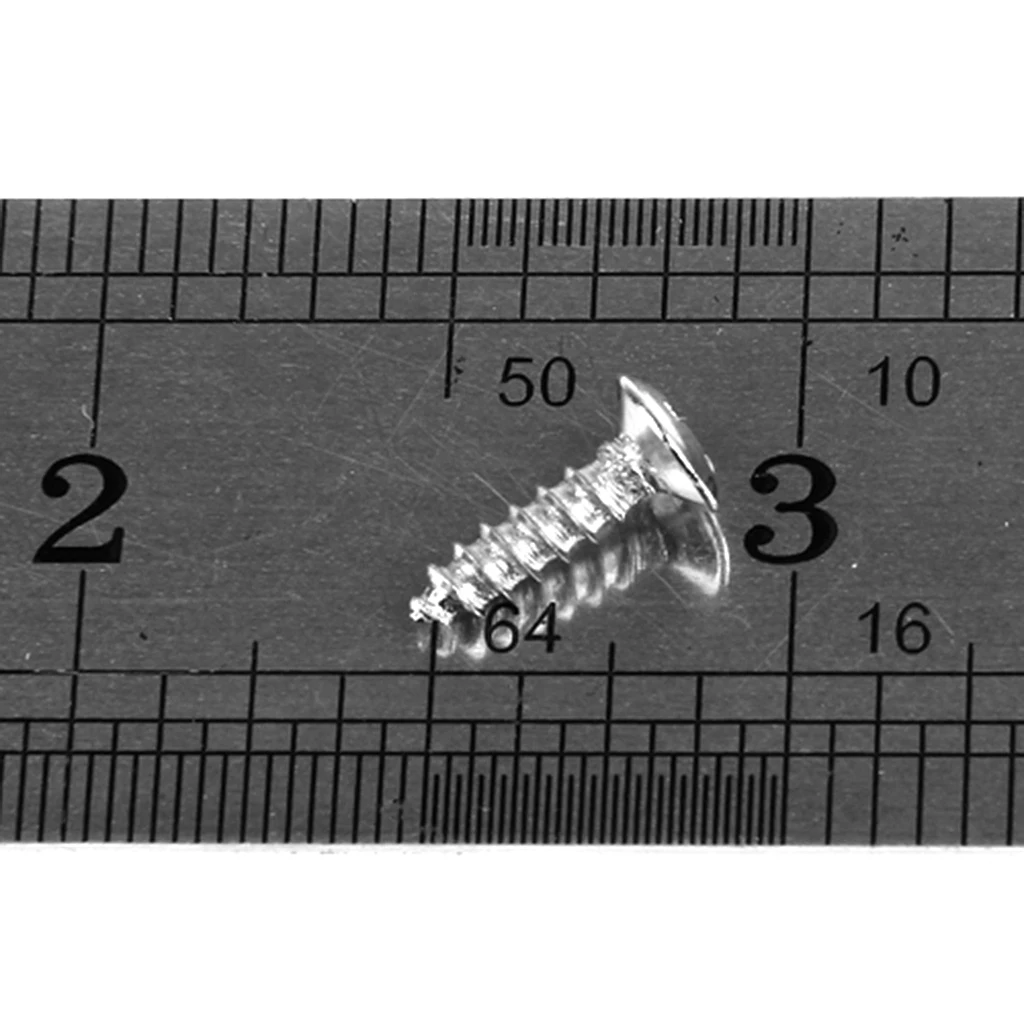 12 Pieces Silver Pickguard Mounting Screws for Stringed Instruments Stratocaster Acoustic Guitar Parts Replacement Accessories