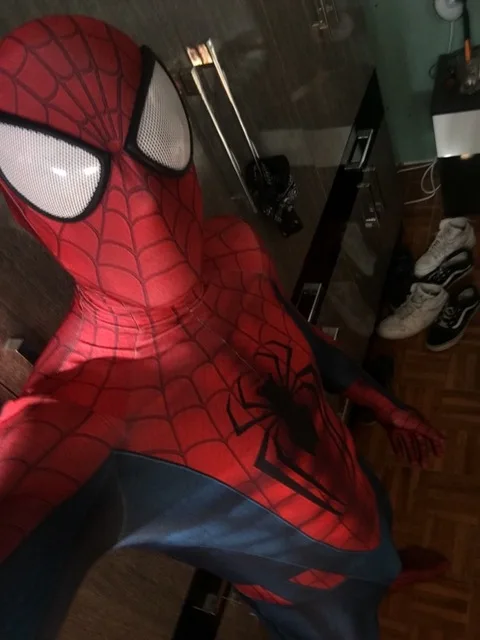 

Concept Art Spiderman Cosplay Costume 3D Printing Spandex Spiderman zentai Suit With Lenses Spiderman Mask Free Shipping
