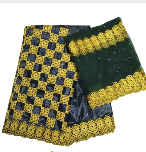 

African lace fabric high quality bazin riche getzner 2019 indian bridal fabric latest guinea brocade with stones 5+2yards/lot