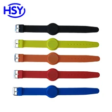 Регулируемый размер 125 кГц и 13,56 МГц RFID Силиконовый браслет близость TK4100 EM ID контроллер доступа HF IC MF 1K часы Тип карты