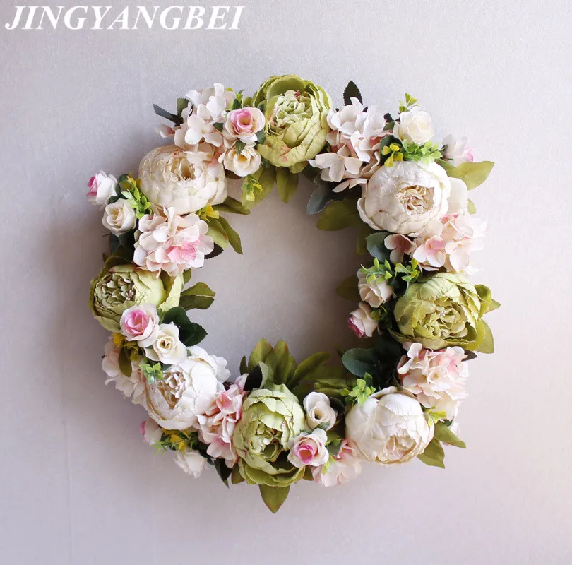 Искусственная дверная гирлянда 40 см 2 цвета|garland artificial|garland weddinggarland party |