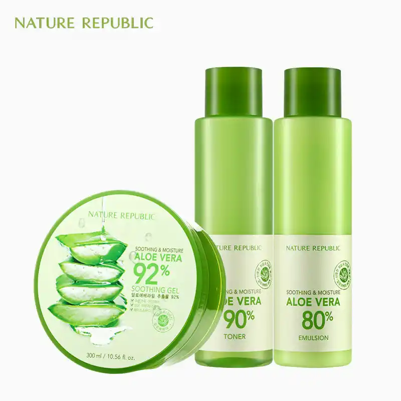 aloe vera gel as toner