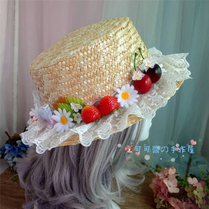 Strawberry straw hat Outlet