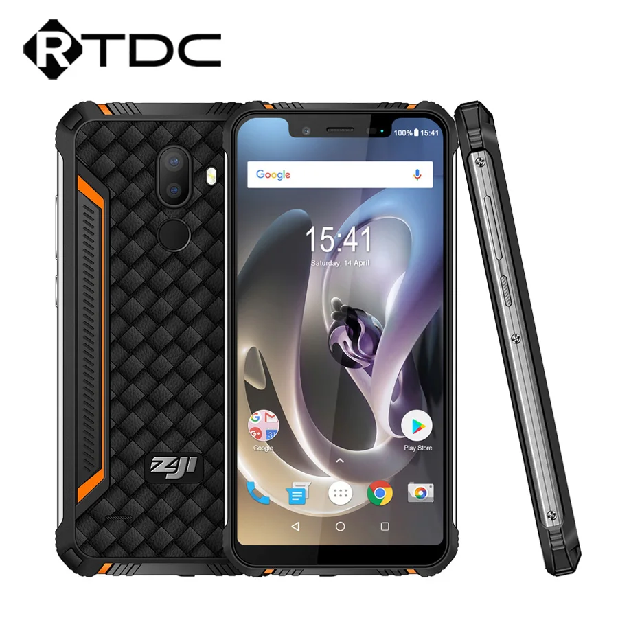

ZOJI Z33 IP68 Waterproof 13+16MP Android 8.1 Mobile Phone 5.85"inch 3GB RAM 32GB ROM 4600mAh Face ID Fingerprint unlock OTG OTA