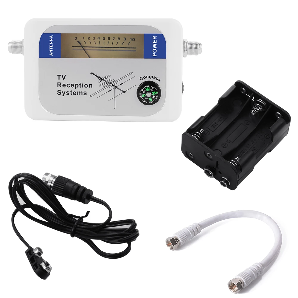 Mini Satellite Signal Finder Satfinder Directv Strength Meter Antenna