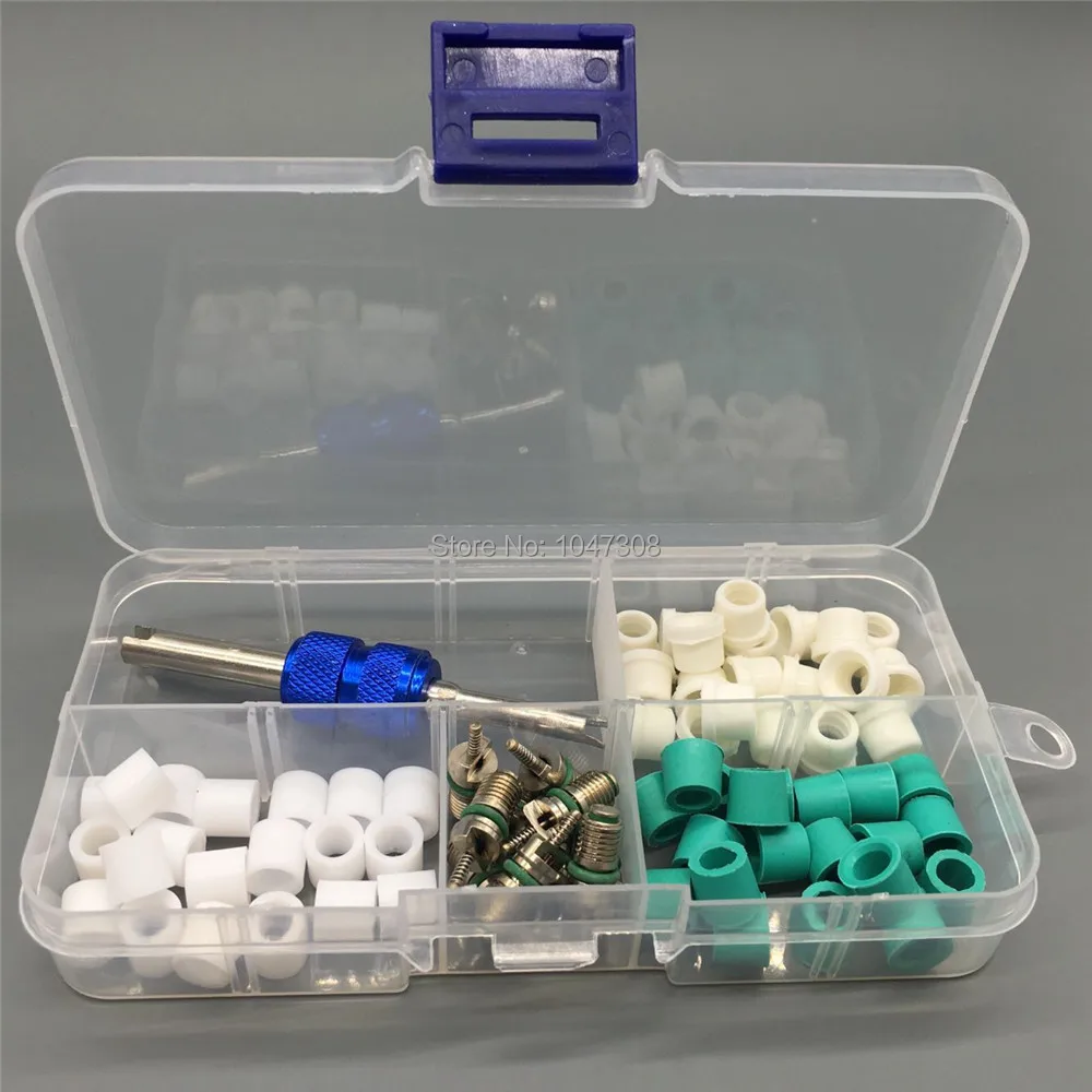 AC Valve Core Remover Installer Tool A/C Car Valve Core Hose Gasket O