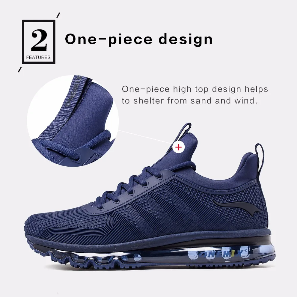 ONEMIX Air Cushion спортивная обувь для мужчин Спортивная обувь дышащий светильник Crosser фитнес уличные беговые кроссовки Max 12