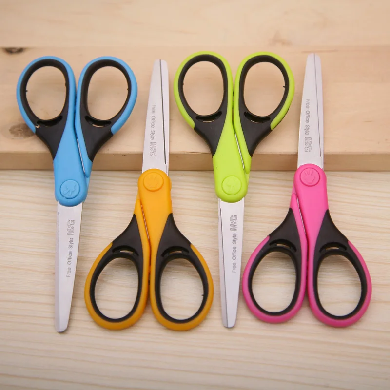 Stationery paper cutting scissors child Engineering 130 stainless steel