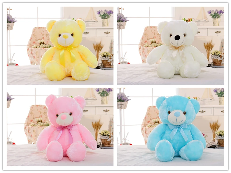 19.7" Glowing LED Teddy Bear Stuffed Plush Toy