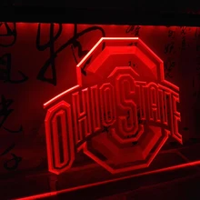 LD256-Ohio State светодиодный неоновый свет вывеска домашний декор ремесла