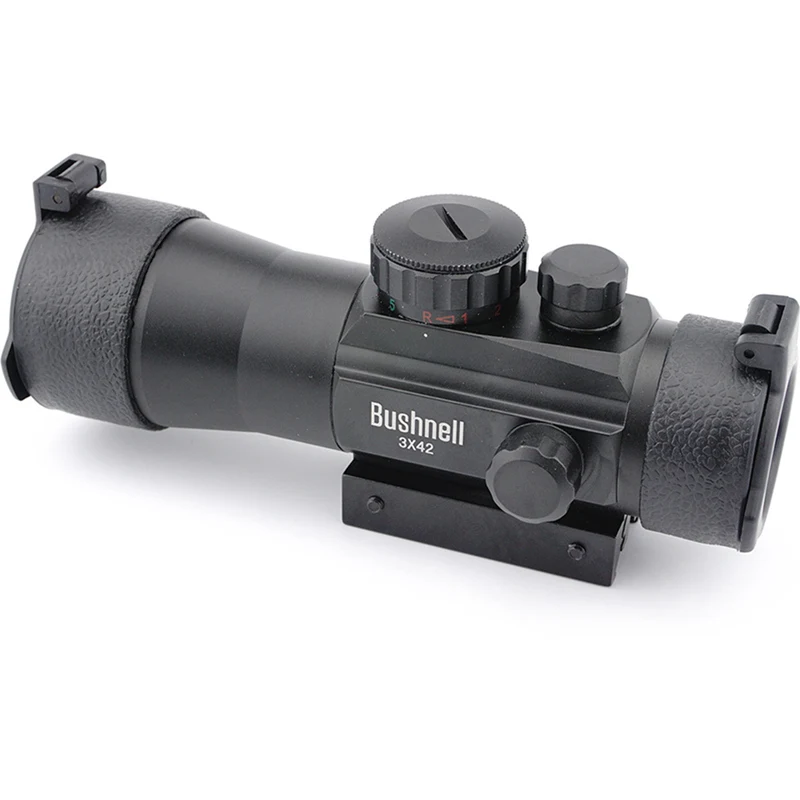 

3x42 11mm/20mm Rail Mounts Tactical Riflescope Sight Scope Hunting Holographic Green/ Red Dot Optical Telescopic For Air Rifle