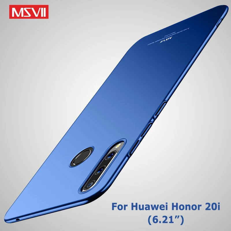 Honor 20 Pro Чехол Msvii Тонкий матовый чехол для huawei Honor 20 10 Lite 20i Чехол Жесткий PC чехол для huawei Honor View 20 V20 чехол s