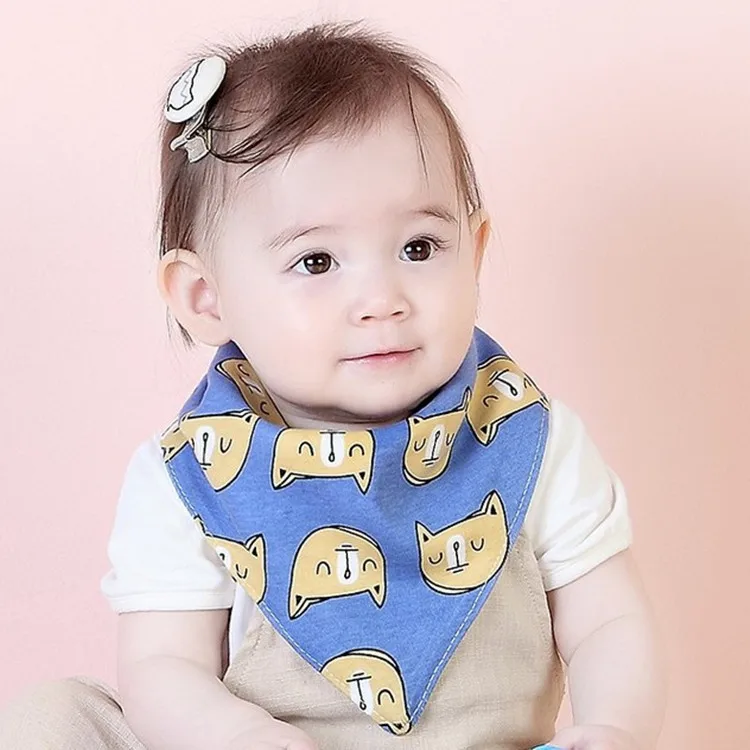 

Brand Baby Bibs Saliva Towel Colorful 2 Layers Bibs Burp Cloth Triangle Cotton Scarf Infant Bandana Baby Cloth Accessory (AS014)
