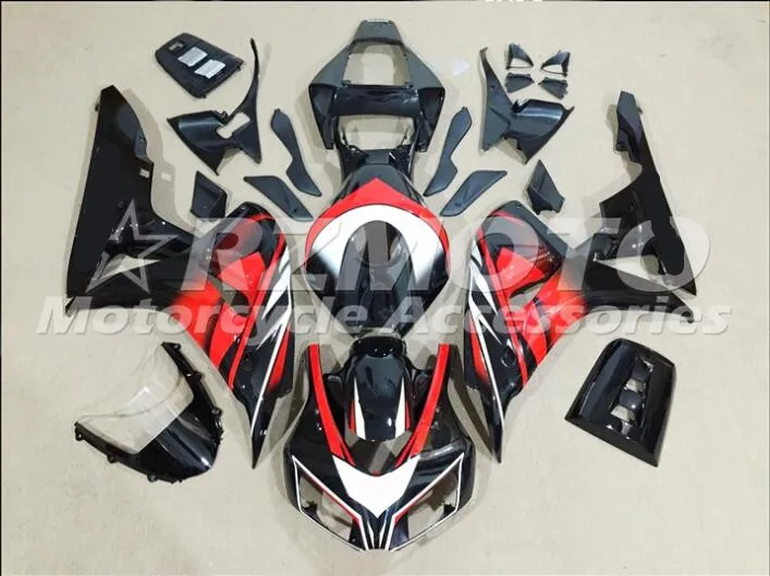

ACE KITS New ABS Injection Fairings Kit Fit For HONDA CBR1000RR 2006 2007 CBR1000RR 06 07 Black Red F115