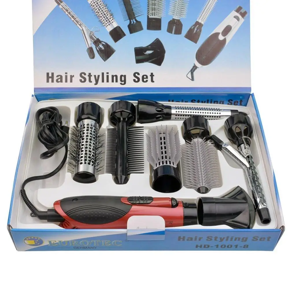 

Hair Styling Set 7-In-1 Multifunction Hair Dryer Electric Hair Dryer Machine Magic Hair Curler Straightening Styling Tool