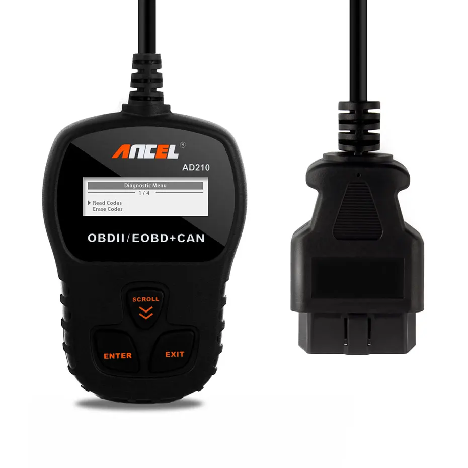 Ancel AD210 OBD2 сканер Авто OBD сканер автомобильный диагностический OBD 2 сканирующий инструмент для двигателя OBD Автомобильный сканер код ридер