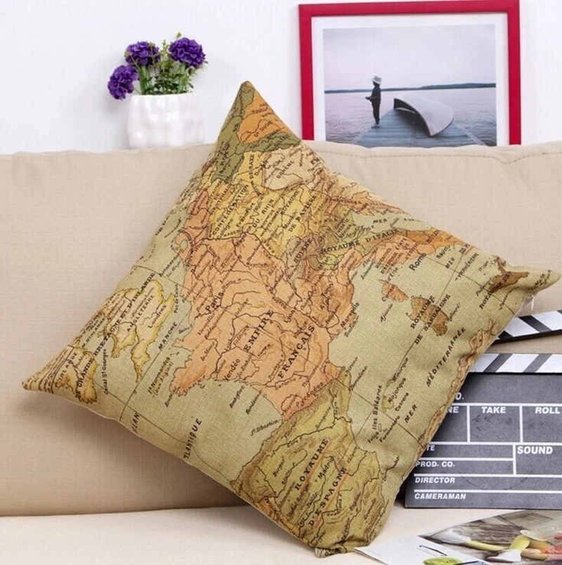 Online kaufen groÃhandel weltkarte kissen aus china weltkarte ...