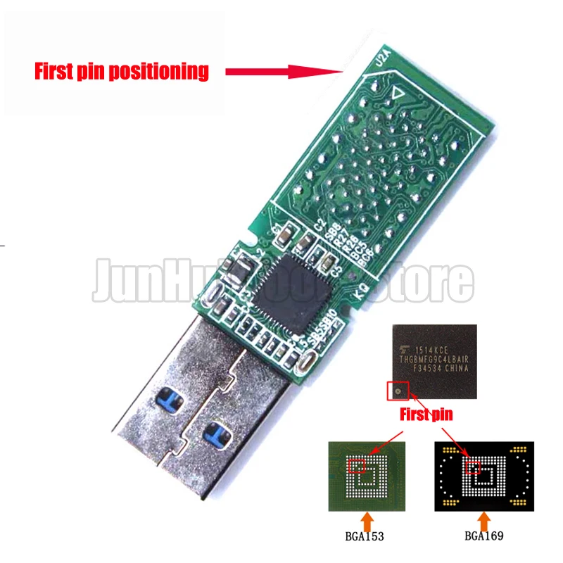 USB3.0 eMMC 153 169 eMCP 162 186 U диск PCB NS1081 главный контроллер без флэш-памяти для переработки чипов emmc emcp