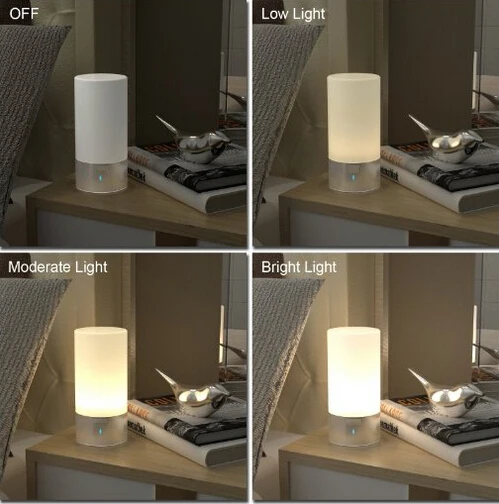 Smart Table Lamp Touch Sensor Bedside Dimmable Warm White Smart Table Lamp Touch Sensor Bedside Dimmable Warm White Light Color Changing Rgb