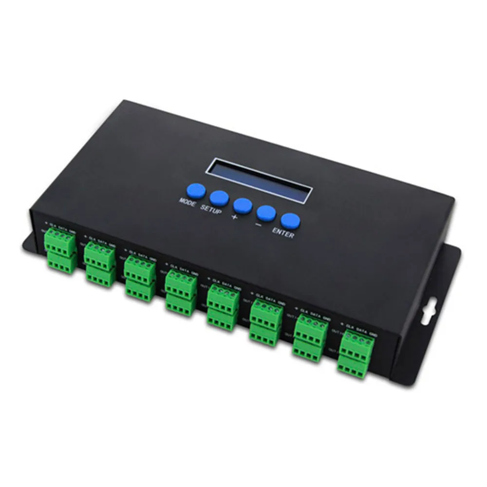 Светодиодный светильник Artnet для SPI/DMX WS2811 WS2812B SK6812 16 каналов контроллер протокол