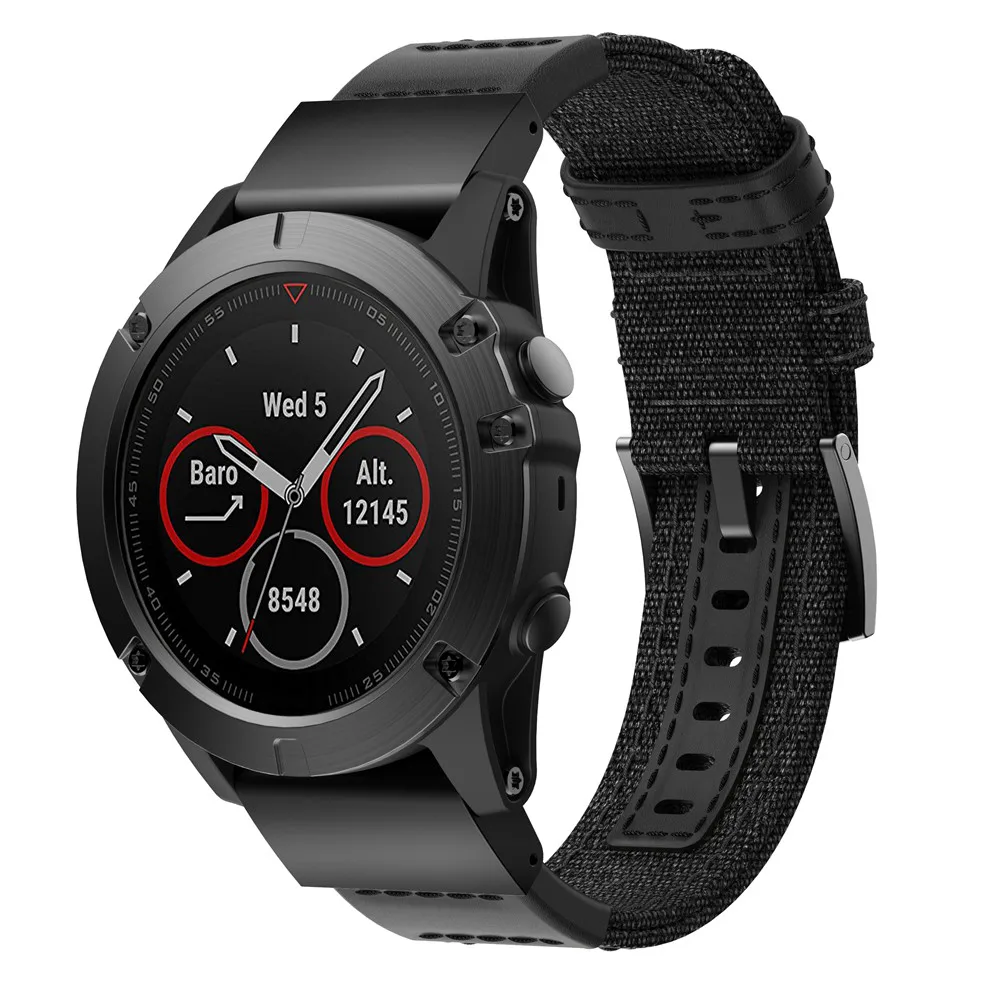 22 мм 26 силиконовый ремешок для часов легко подходит Garmin Fenix 3 3HR/Fenix 5X/Fenix 5X