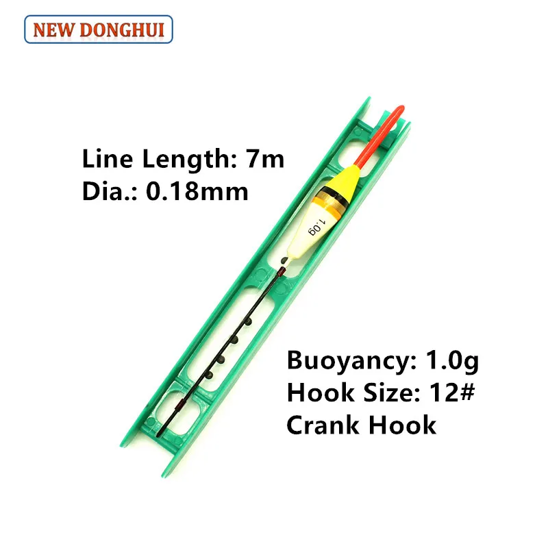 

Newdonghui Fishing Float Set 5pcs 10pieces or 30pieces/pack Winder Float Ready-Made Rig Fishing Accessory Tackle 1G TP24056