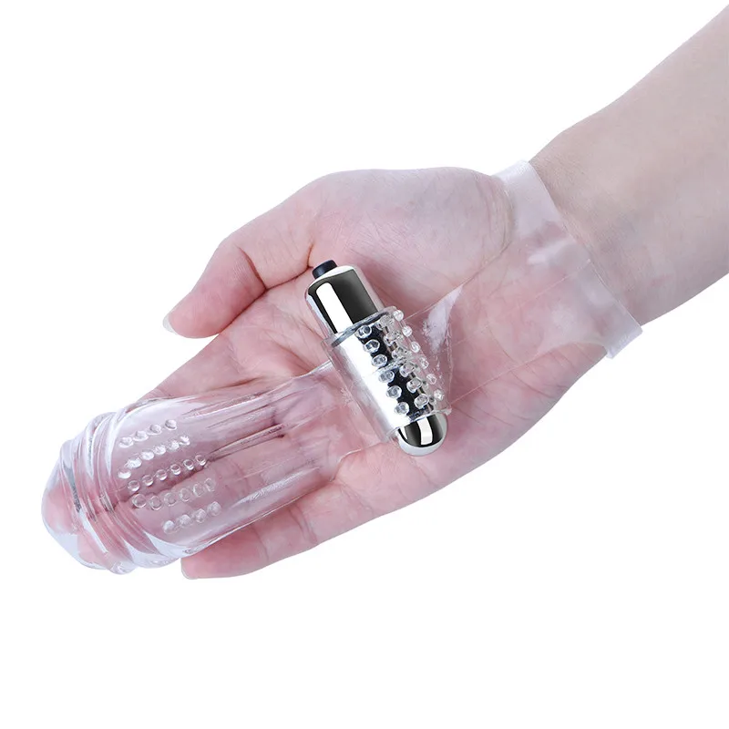 Finger Sleeve Vibrator G Spot Massage Clitoral Stimulator Dildo font b Sex b font Toys for