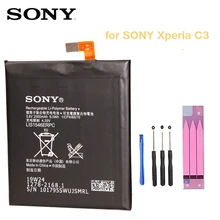 Оригинальная сменная батарея для SONY Xperia C3 S55T S55U LIS1546ERPC, настоящая батарея для телефона 2500 мАч