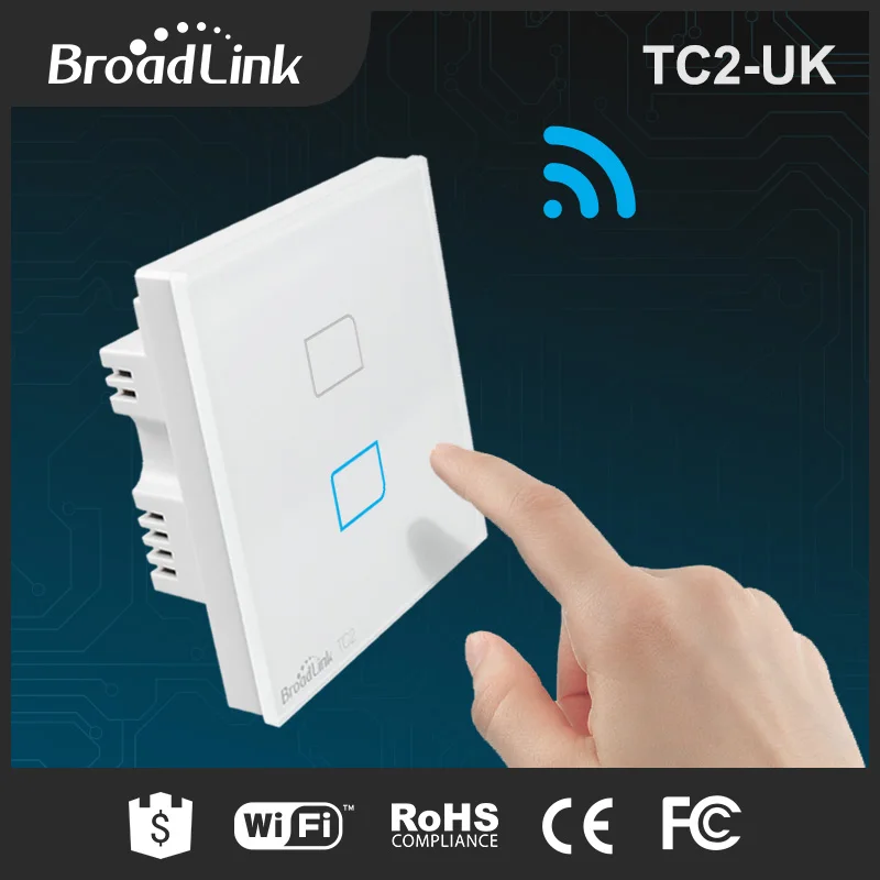 Умный дом система автоматизации BroadLink ск2 беспроводной пульт дистанционного управления смартфон с сенсорным выключатель света рф 433 мГц андроид IOS