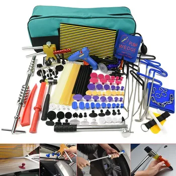 Price Tools Paintless Dent Repair Tools Kit Rod Hooks Dent Lifter Glue Gun Dent Puller Glue Tabs LED Line Board Slide Hammer