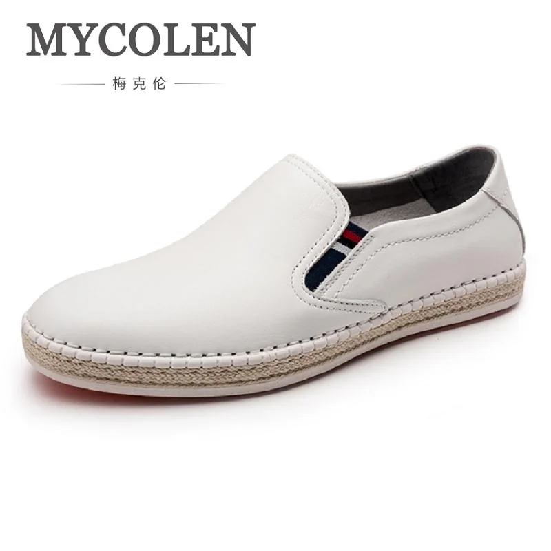 

MYCOLEN Brand Black Handmade Shoes Men Brand Designer Retro Style Driving Shoes Minimalist Design Sapato Casual Masculino