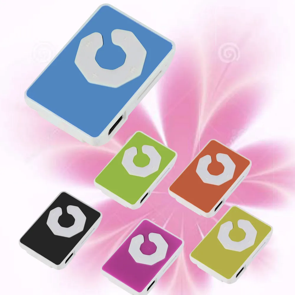 Клип USB мини Mp3 музыкальный медиаплеер Поддержка 32 Гб микро TF карта и гарнитура