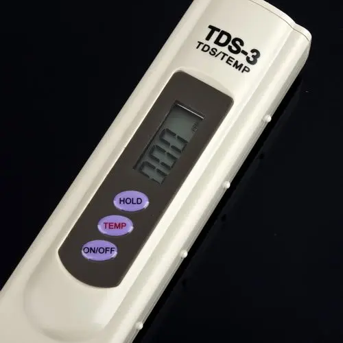 Портативный 3 в 1 цифровой ЖК-тестер чистоты воды EC TDS измеритель температуры 0-9990ppm с черной сумкой