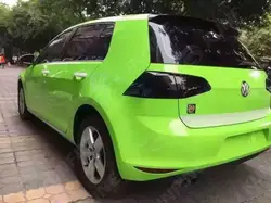 Стайлинга автомобилей Обёрточная бумага глянцевая зеленый автомобиль виниловой пленки Средства ухода за кожей Стикеры автомобиля