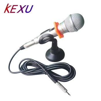 

KEXU Handheld Microphone Professional Wired Microphone for Video Recording Mic Karaoke Radio Condenser Microphone for Computer