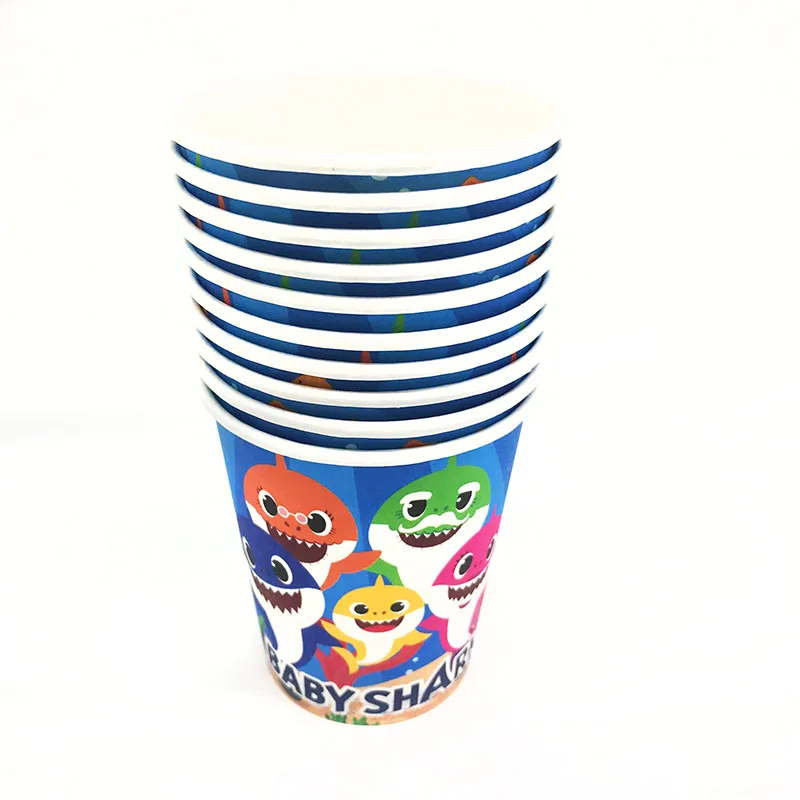 

Baby Shark Theme Disposable Cups Baby Shower Party Decorations Kids Birthday Party Supplies Baby Shark Cups
