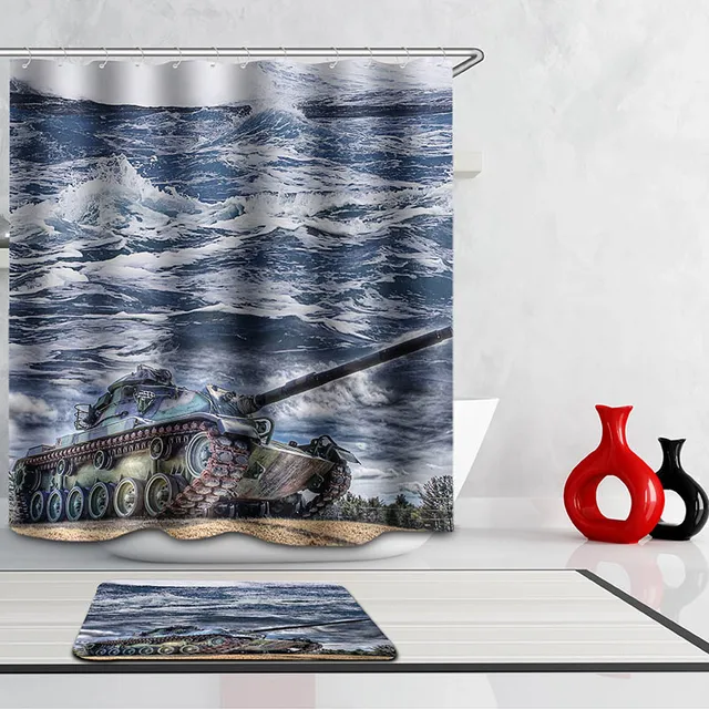 Monily Polyester Waterdichte Olie Verf Oceaan Scenic Tank ... Monily Polyester Waterdichte Olie Verf Oceaan Scenic Tank ...