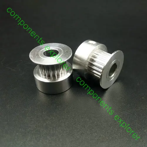 

GT2/2GT Timing pulley 20 Teeth 6.35mm Bore 6mm Width Belt for RS-CNC32,3pcs/lot.