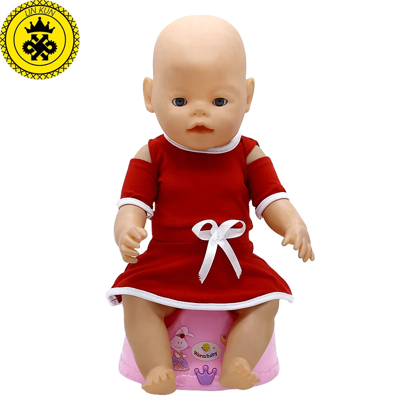 black baby born doll