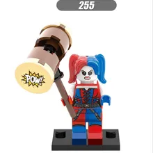 100 шт. XH 255 строительные блоки супер Heros Харли Куинн модели супергероев детские игрушки совместимы с