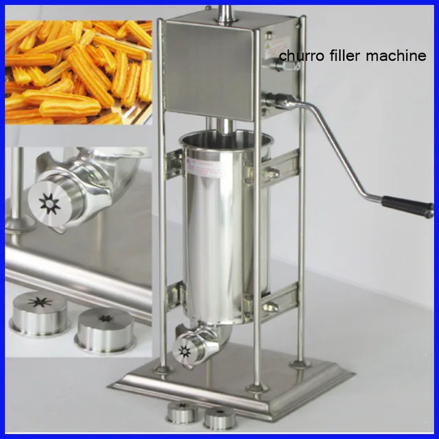 5L manual churros making machines churro filler filling machine