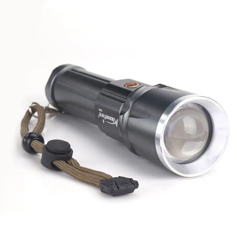 AloneFire X900 CREE XML T6 светодиодный фонарь Zaklamp алюминиевый фонарь с зумом водонепроницаемый фонарь hike 26650 аккумулятор USB зарядка