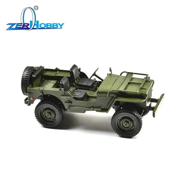 

JRC Q65 1:10 RC Car 2.4G 4WD Convertible Remote Control Light Jeep Four-Wheel Drive Off-Road Military Climbing Car Toy Kid Gift