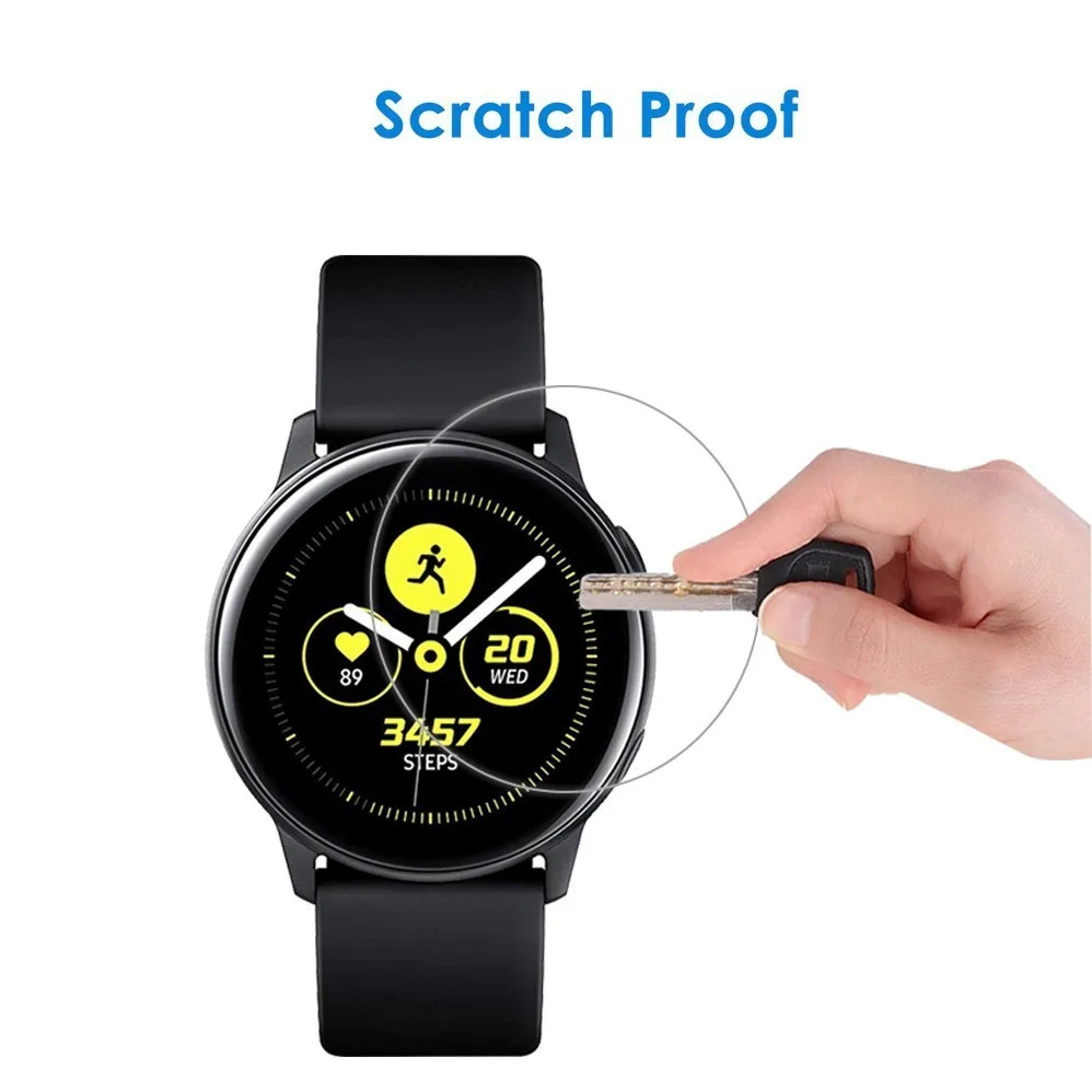 3 шт Для Samsung Galaxy Watch Active 40 мм Смарт часы высокой четкости Взрывозащищенная