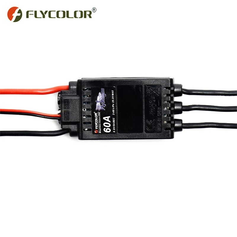 

Flycolor FlyDragon V1-60A 80A 100A 120A ESC 2-6S SBEC 5.5V/5A for RC hobby model aircraft helicopter electronic speed controller
