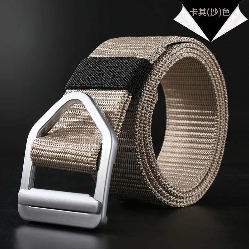 

Tactical belts multi-functional leisure extended nylon canvas combat triangle belt buckle belt