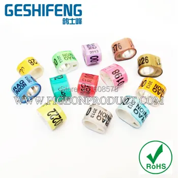 

free shipping new style aluminium core pigeon ring,ring pigeon