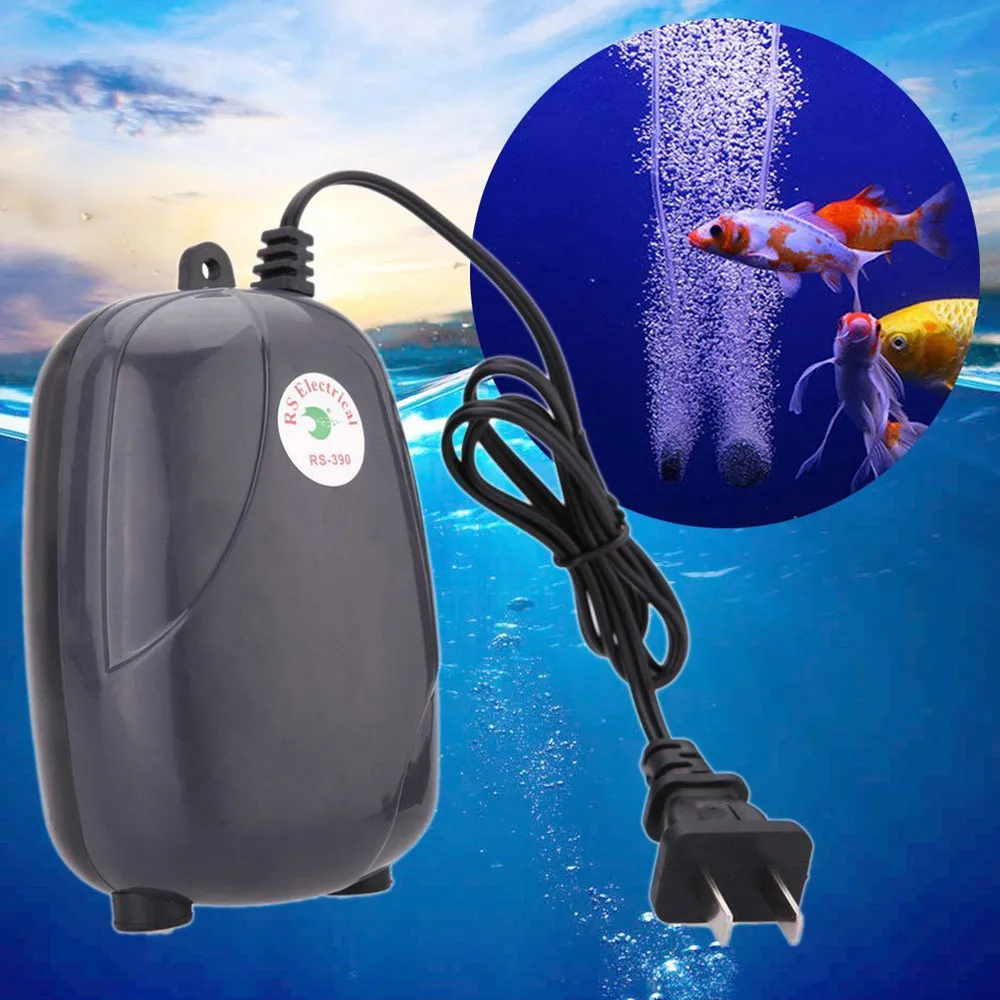 

High Energy Efficient Aquarium Oxygen Fish Air Pump Tank Super Silent 3W/5W